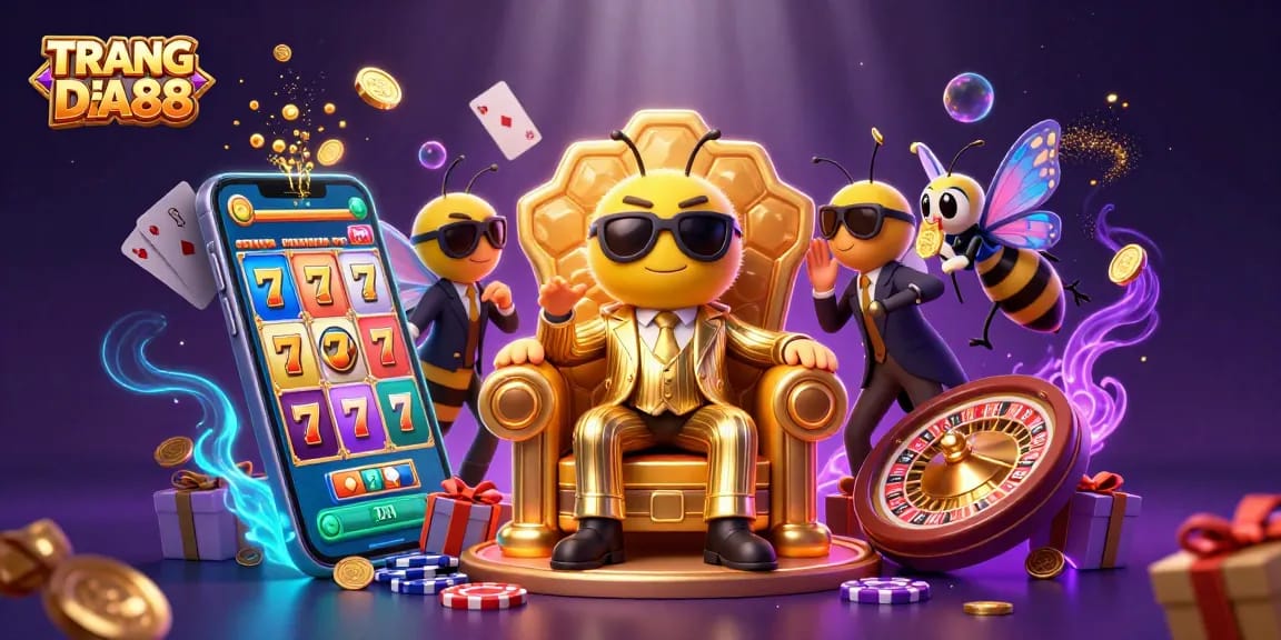 Experience TRANG CHỦ DA88 with dynamic slot game action and vibrant, detailed gaming elements.
