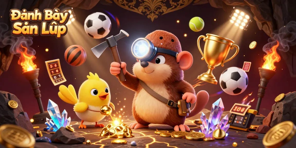 Engage in Đánh Bài Tiên Lên with vibrant characters and dynamic game elements for an exciting gaming experience.