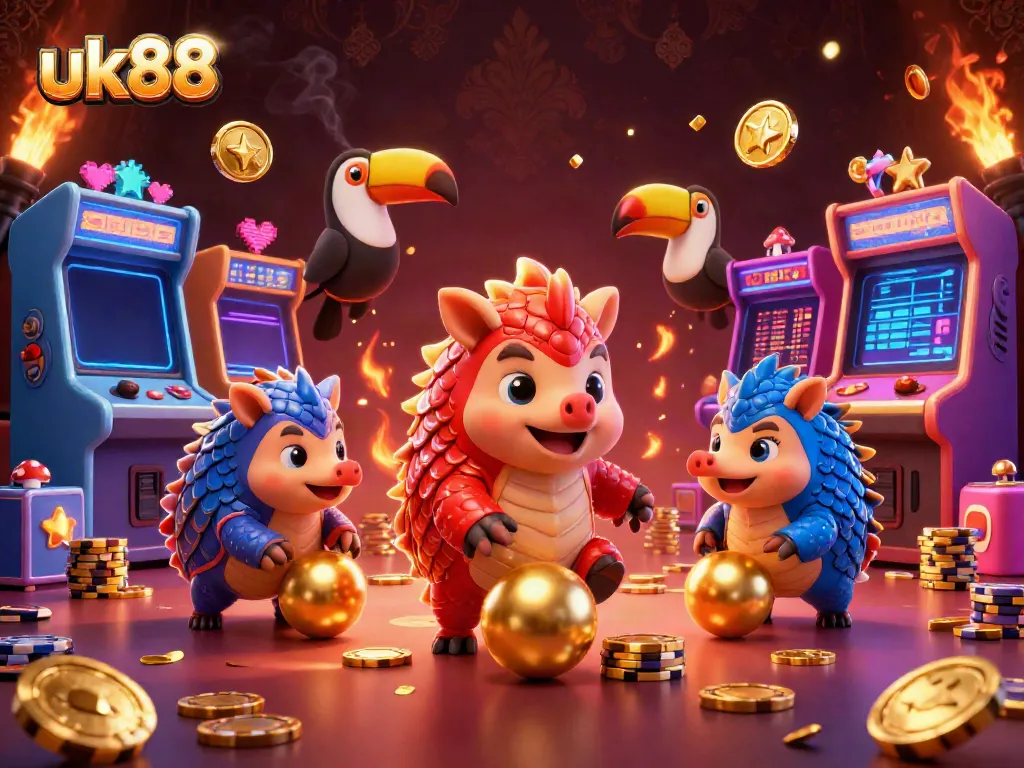 Join the thrilling game at uk88 where rival pangolins compete in an exciting casino showdown!