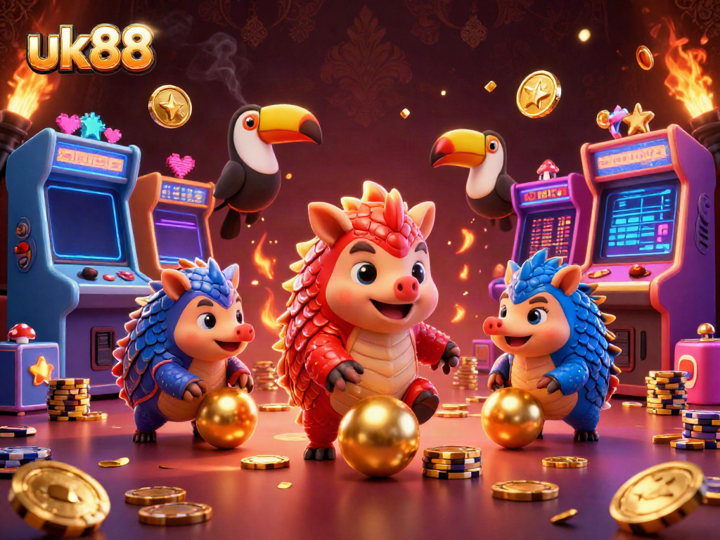 Join the thrilling game at uk88 where rival pangolins compete in an exciting casino showdown!