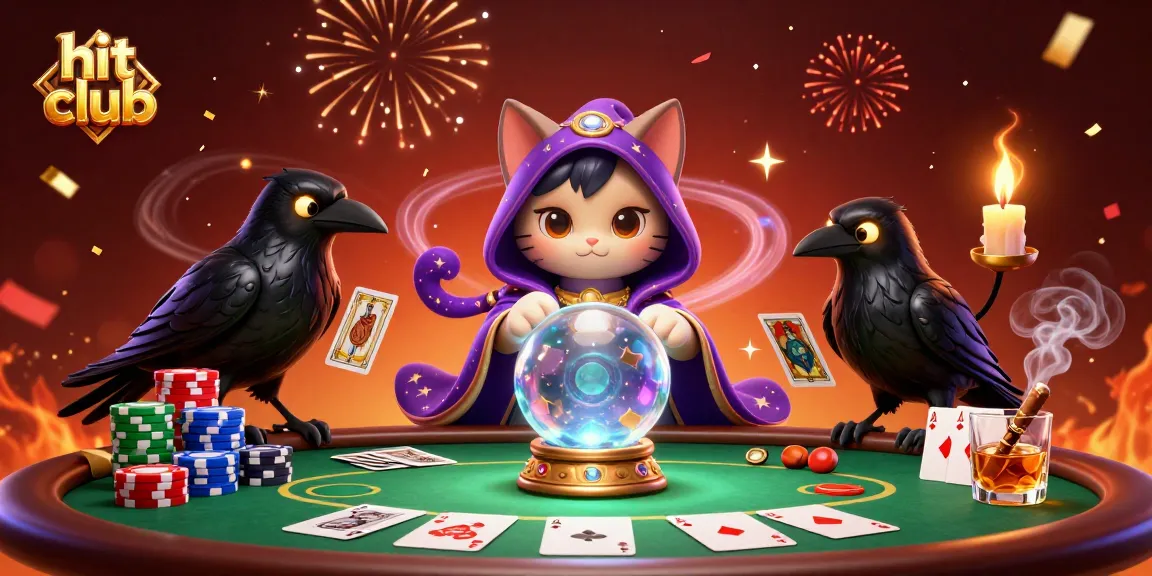 Engage in the thrilling hit club experience surrounded by lively casino elements.