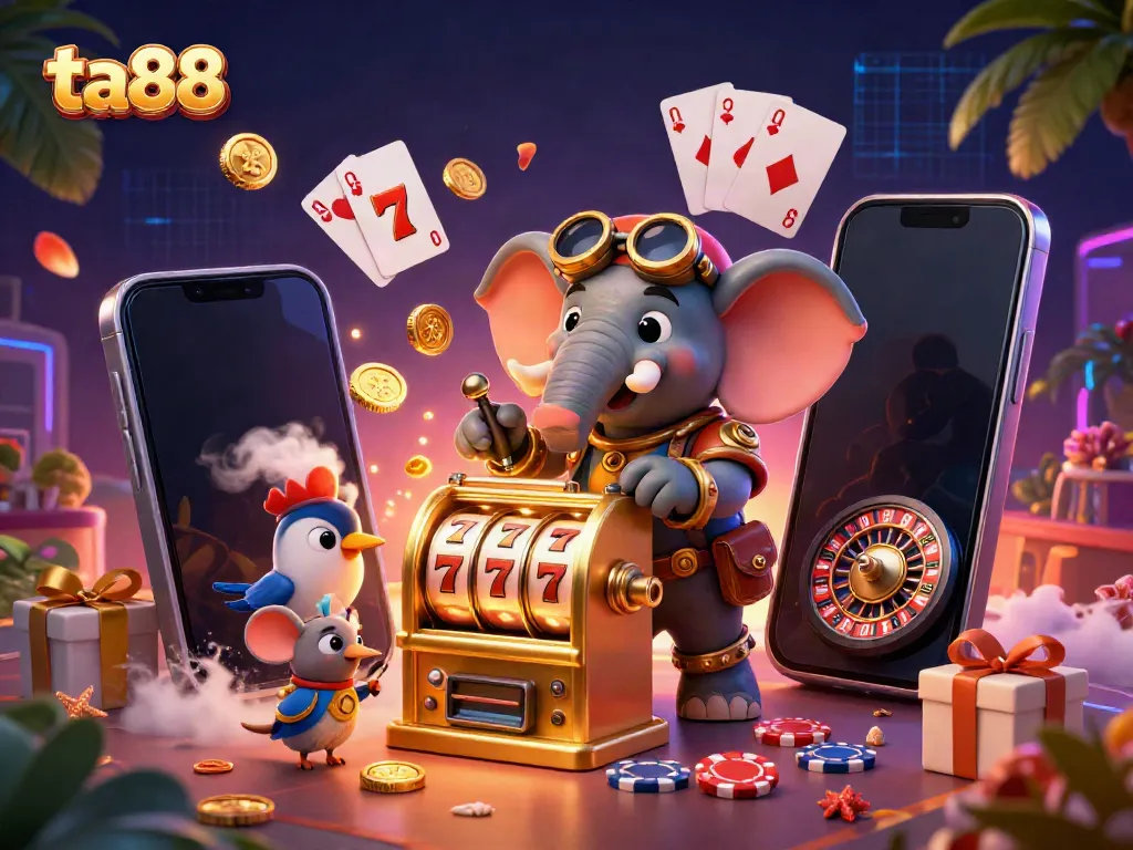 Experience exhilarating wins at ta88 with vibrant slot machine action and engaging characters.
