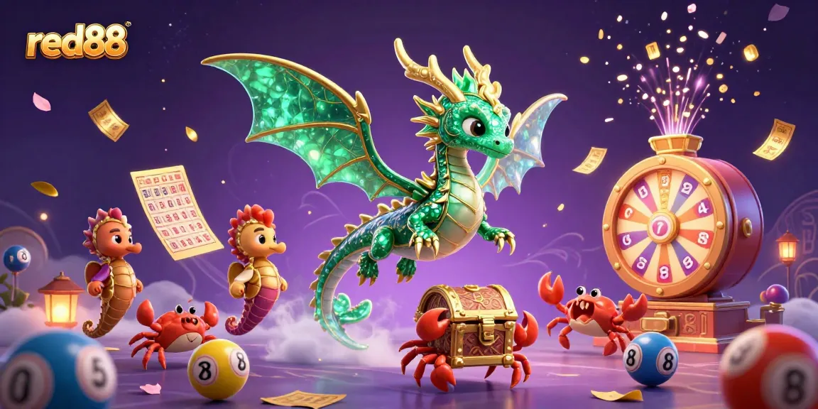 Experience vibrant gaming excitement with red88 in a dynamic 3D casino scene.