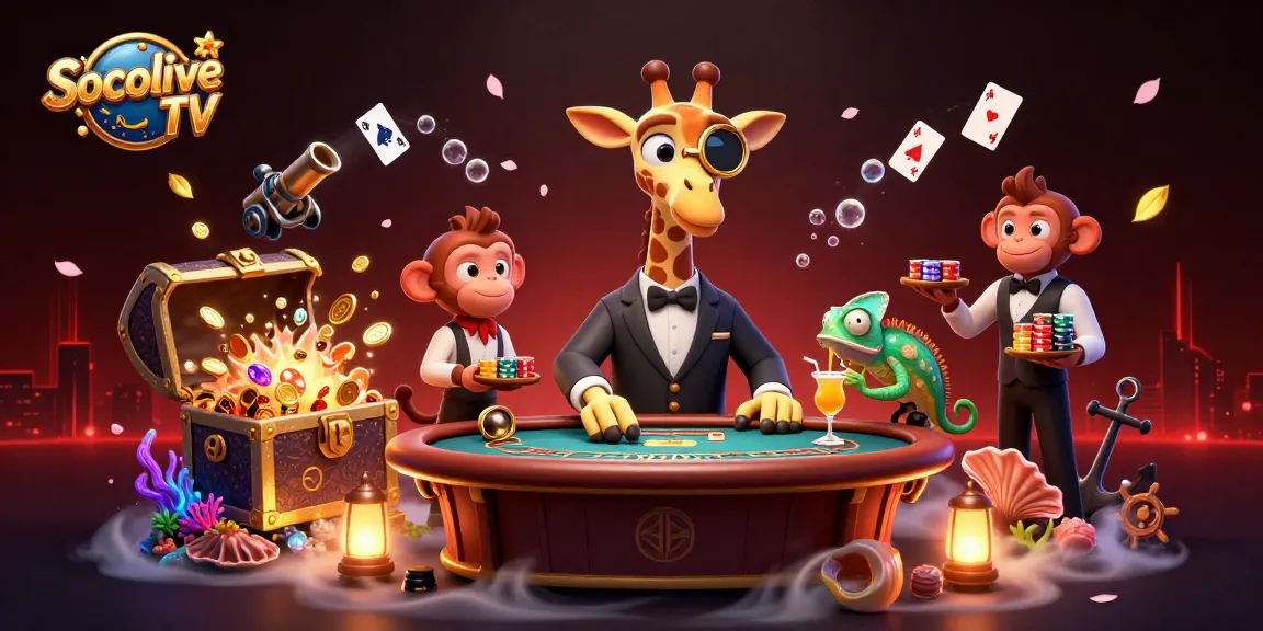 Experience thrilling games with Socolive TV as the high-roller giraffe leads in style.