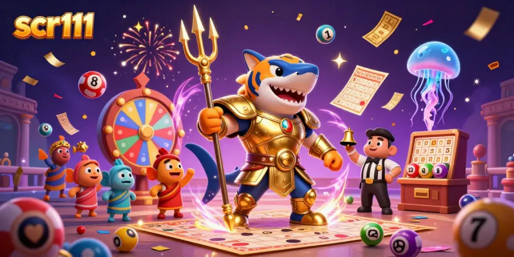 Experience thrilling wins at scr111 with a vibrant display of games in an underwater colosseum.