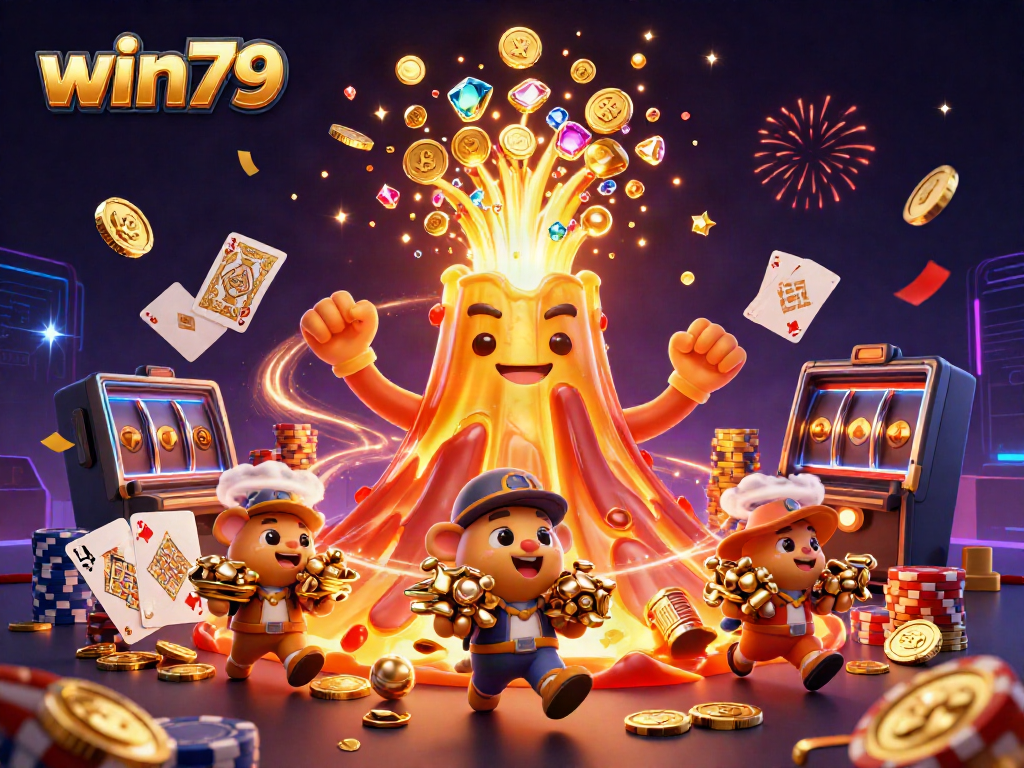 Experience thrilling wins at win79 with an erupting volcano of treasures and gaming excitement