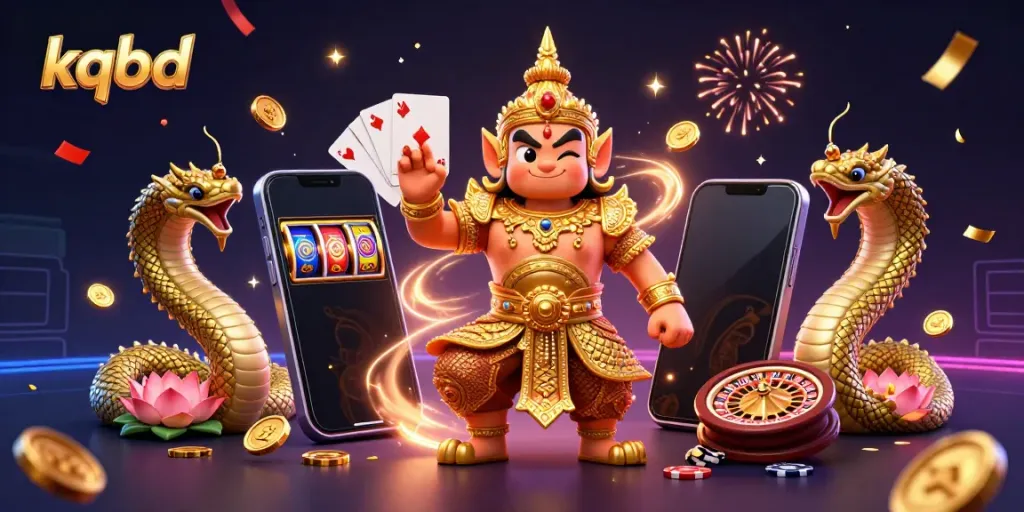 Engage with kqbd live sports betting updates featuring vibrant 3D characters and casino elements.