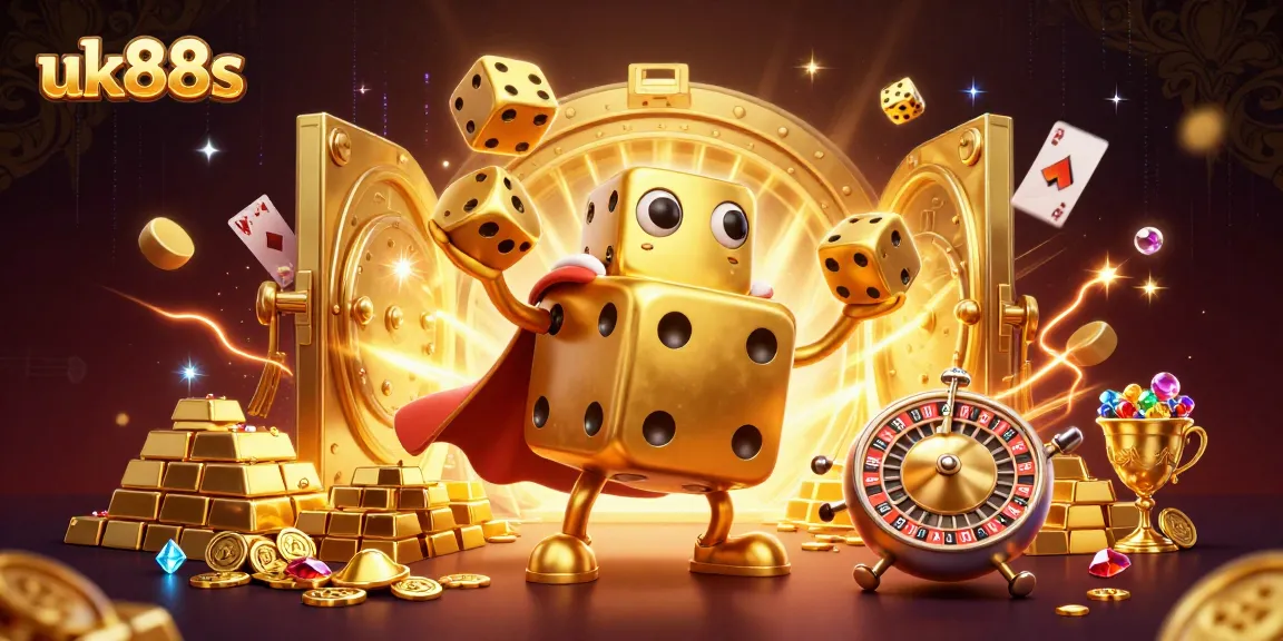 Experience thrilling gameplay at uk88s with cartoon casino characters and dazzling treasures.