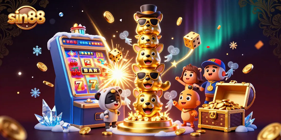 Experience thrilling wins with sin88 at a vibrant casino, showcasing exciting games and jackpots.